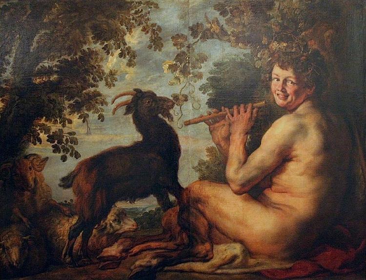 Jacob Jordaens A Satyr oil painting image